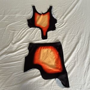 Lava Two Piece Set (Halloween Costume)